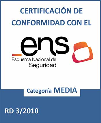 Veridas · Certificación de conformidad con el ENS
